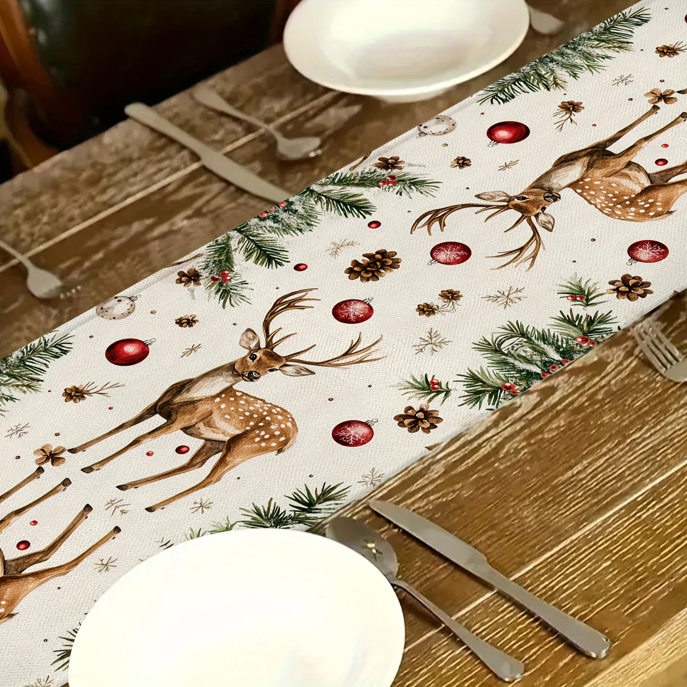 Camino de mesa reno - lino