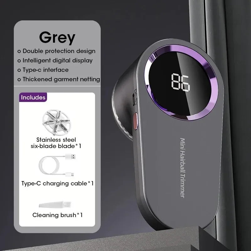 Afeitadora de tela LED recargable