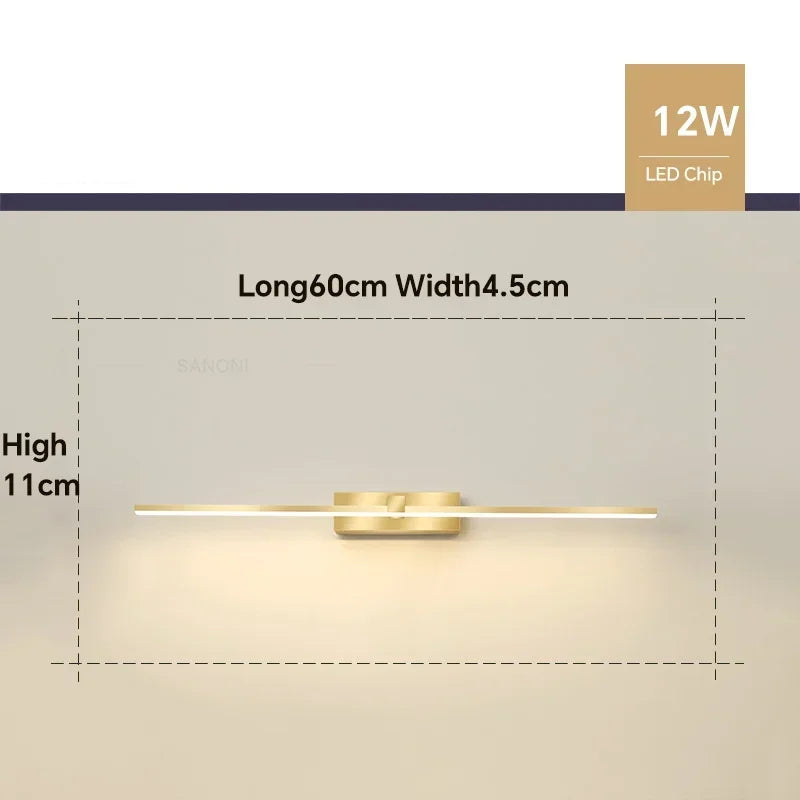 Lámpara de pared LED - aluminio