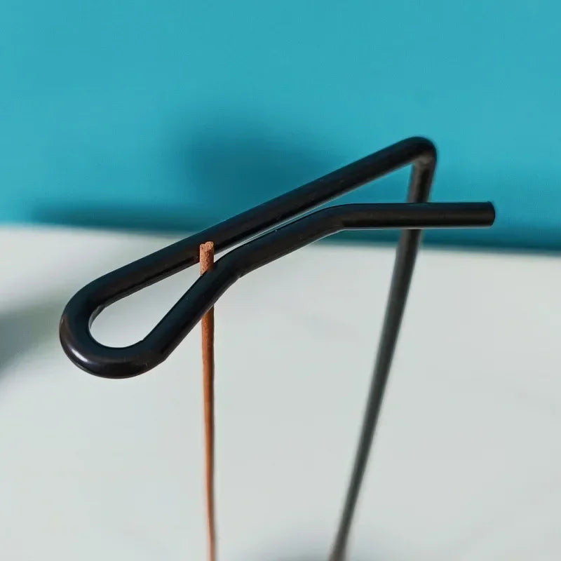 Soporte de incienso - madera y metal