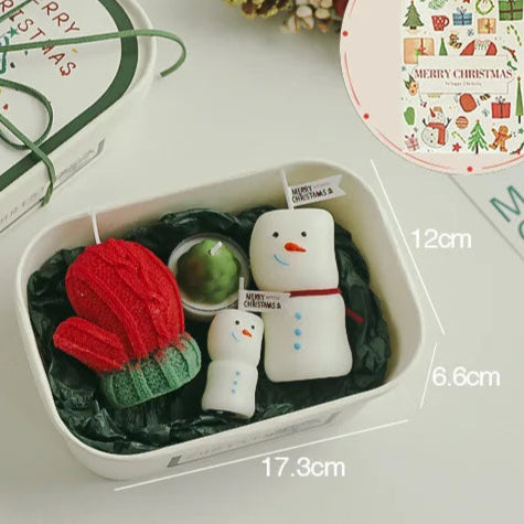Set caja ovalada de 3 velas
