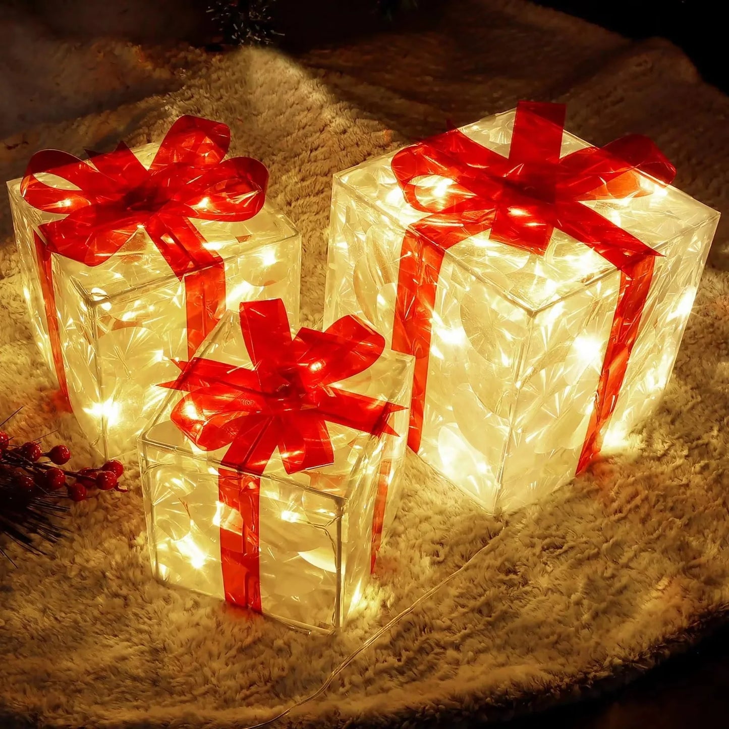 Caja de regalo luminosa