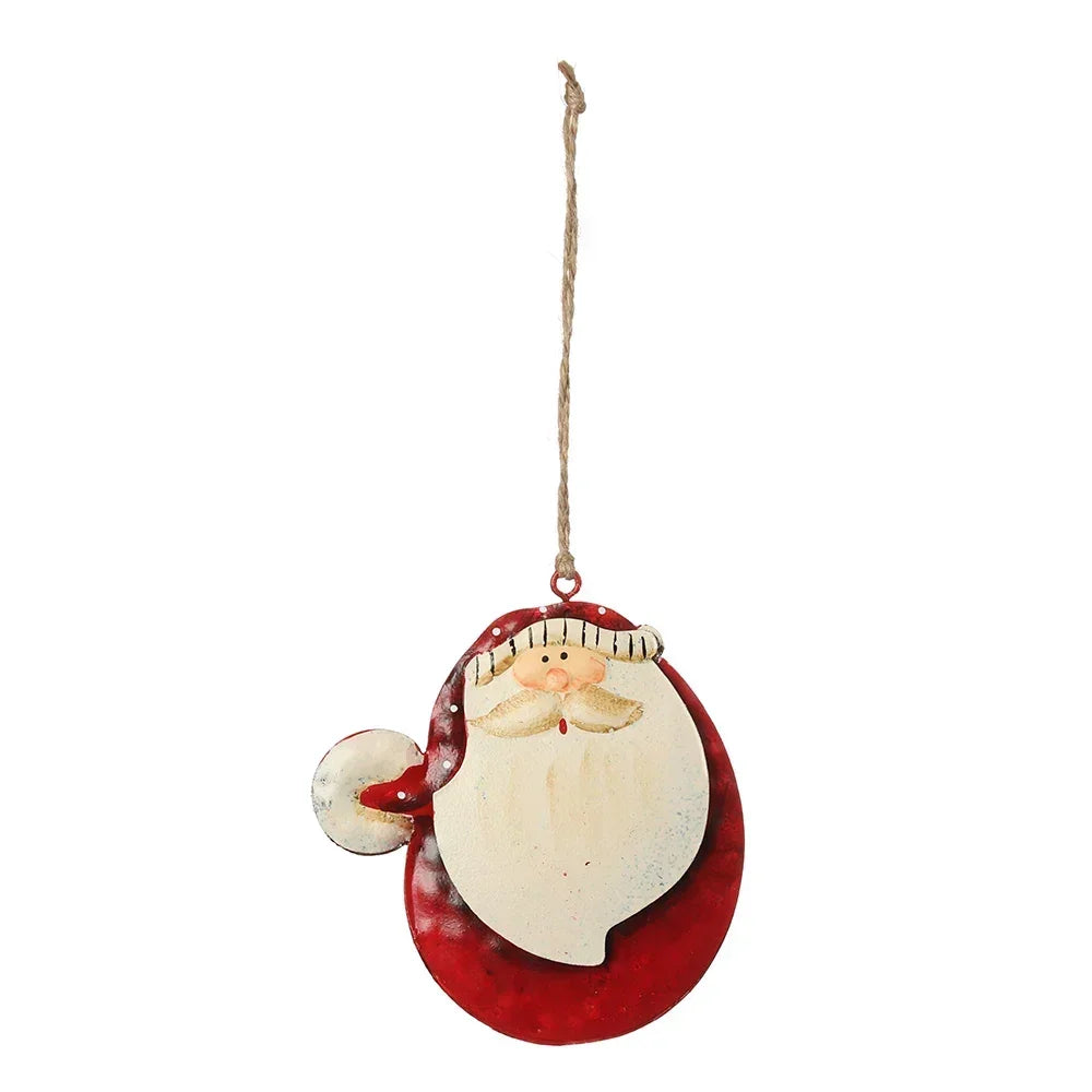 Figuras colgantes en hierro para el árbol