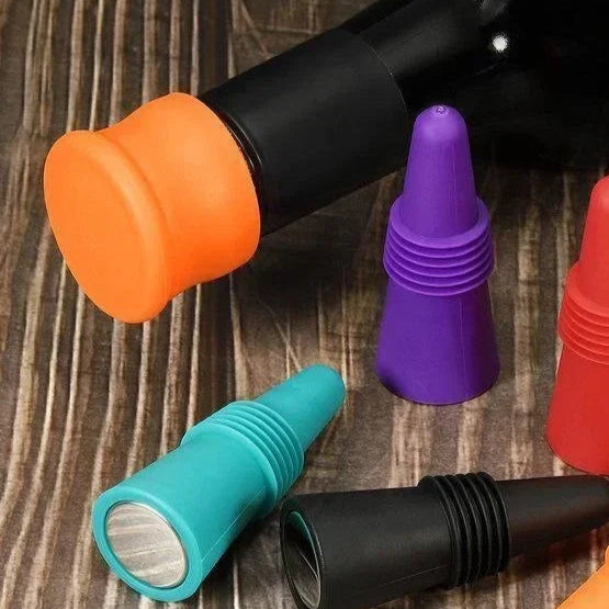 Tapa para botella de vino en silicona