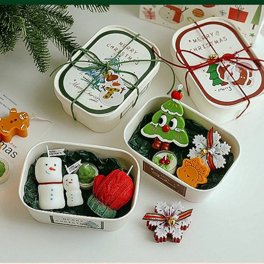 Set caja ovalada de 3 velas