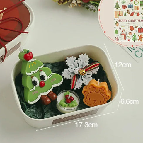 Set caja ovalada de 3 velas