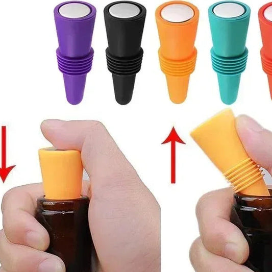 Tapa para botella de vino en silicona