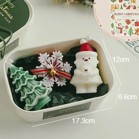 Set caja ovalada de 3 velas