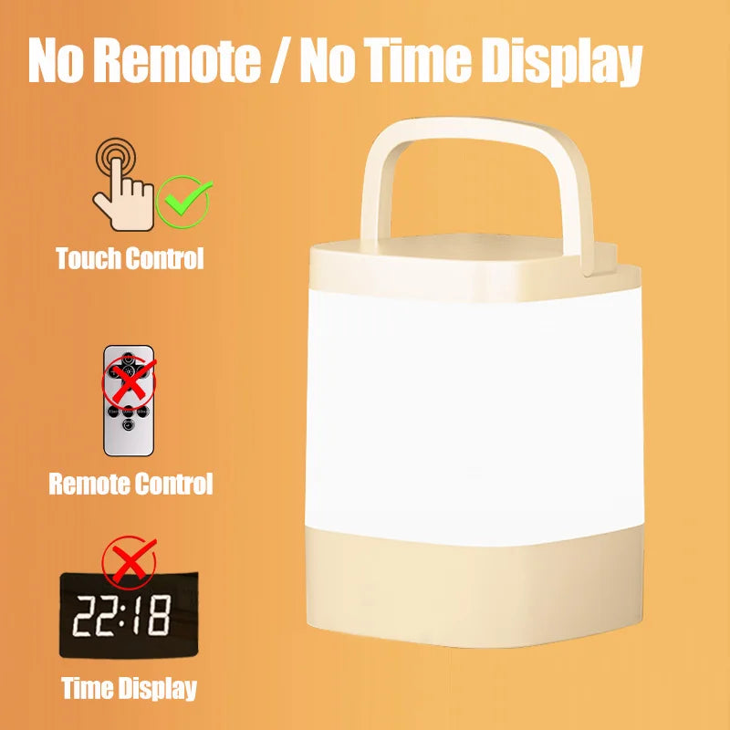 Lámpara LED nocturna táctil - carga USB