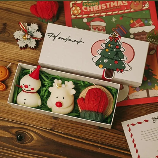 Set caja rectangular de 3 velas